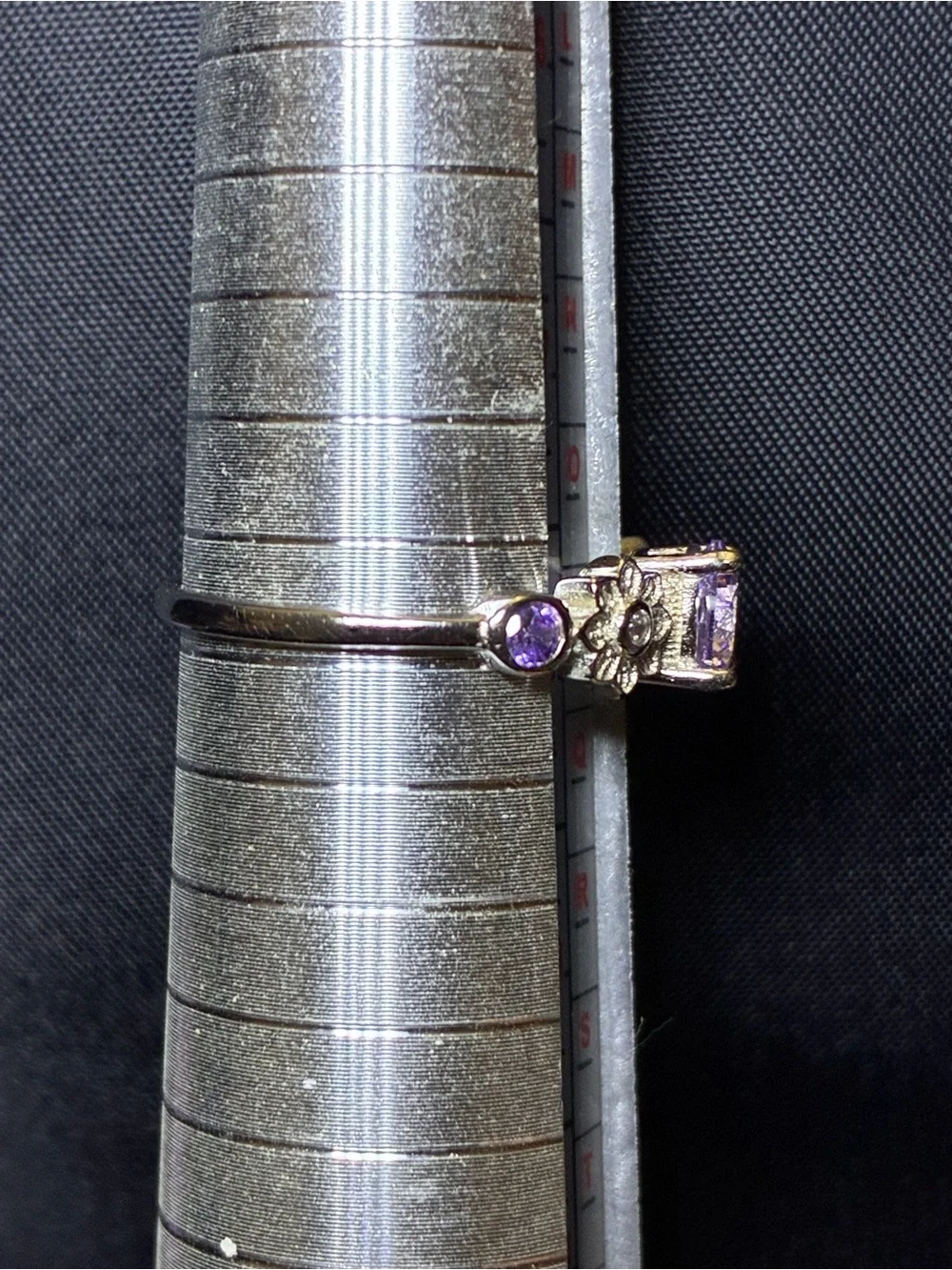 Amoura CZ  Floral Halo Ring - Women Jewelry